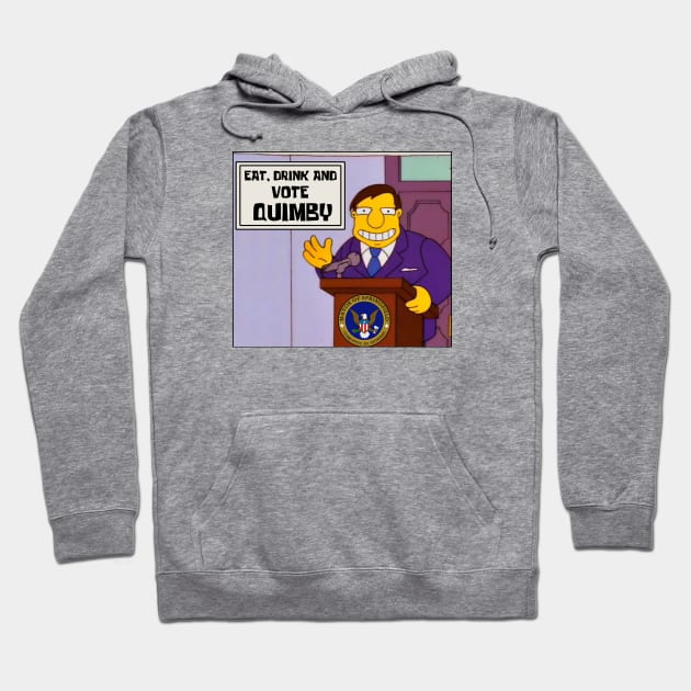 Vote Quimby Hoodie by My Swinguard